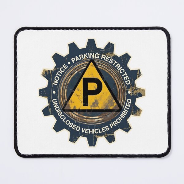 Item preview, No Parking Restricted Gear Decal designed and sold by octozap.