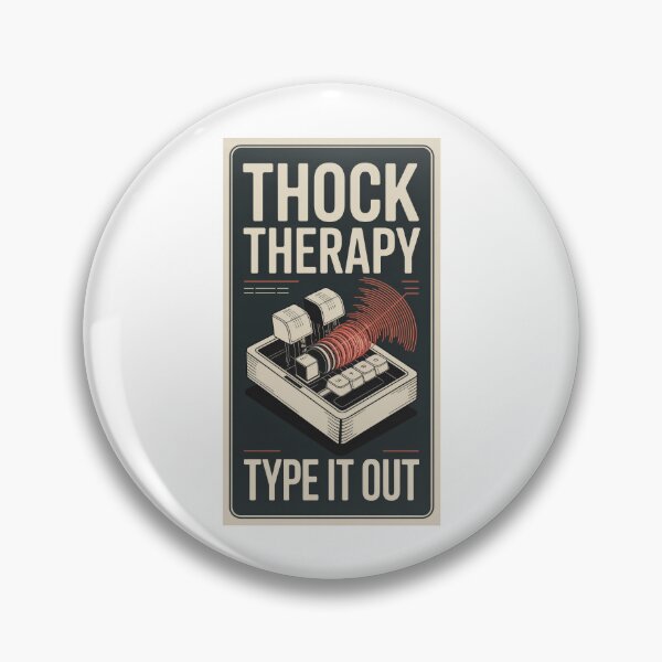 Item preview, Thock Therapy - Mechanical Keyboard Design designed and sold by Art&Fun.