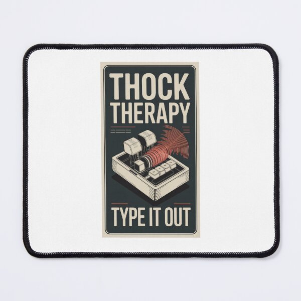Item preview, Thock Therapy - Mechanical Keyboard Design designed and sold by Art&Fun.