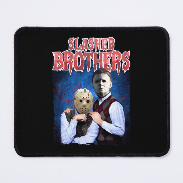 Item preview, Figures In Sweater Vests Wearing Horror Masks designed and sold by Uluminati.