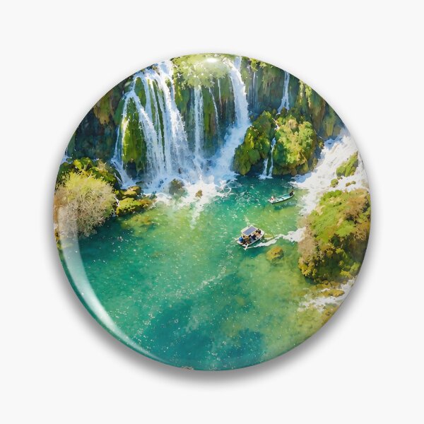Artikelvorschau, Kravica-Wasserfall entworfen und verkauft von HOMETOWN86.