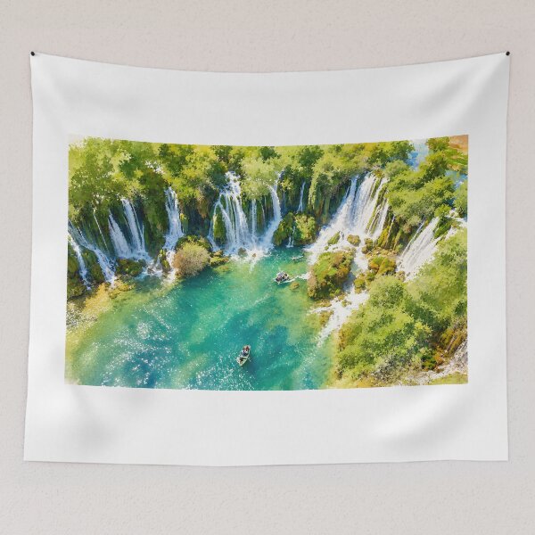 Item preview, Kravica Waterfall designed and sold by HOMETOWN86.