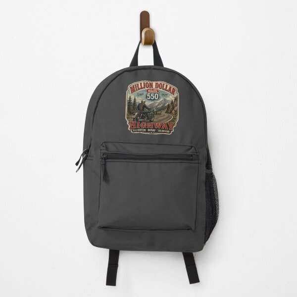 Item preview, Million Dollar Highway Colorado Route 550 Motorcycle Sticker TShirt 02 designed and sold by OuterShellUK.