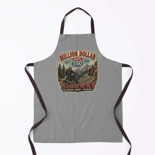 Item preview, Million Dollar Highway Colorado Route 550 Motorcycle Sticker TShirt 02 designed and sold by OuterShellUK.