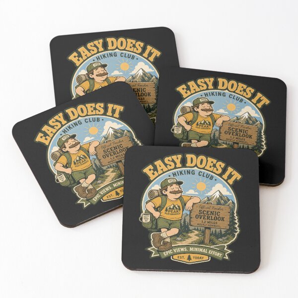 Item preview, Midlife Hiking Friends Retro Trail Club Design designed and sold by JansenGS.