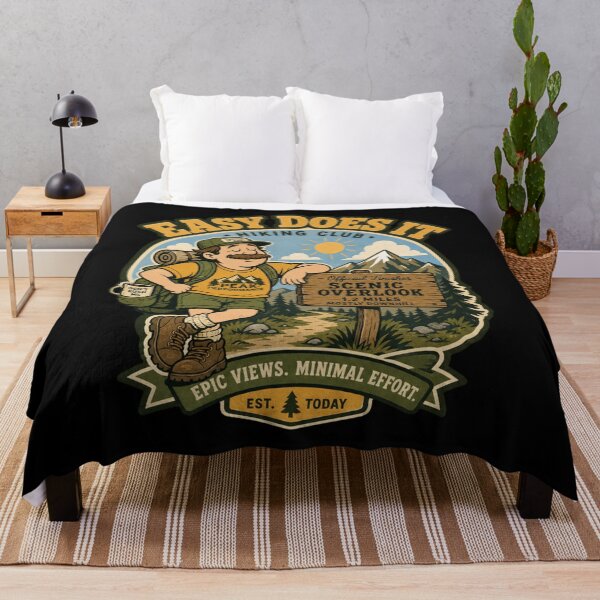 Item preview, Midlife Hiking Friends Retro Trail Club Design designed and sold by JansenGS.