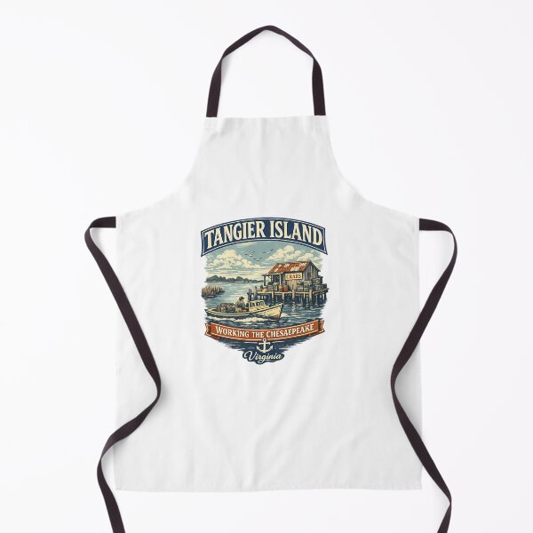 Item preview, Tangier Island Virginia Working The Chesapeake Vintage Maritime Design designed and sold by nsnindh.