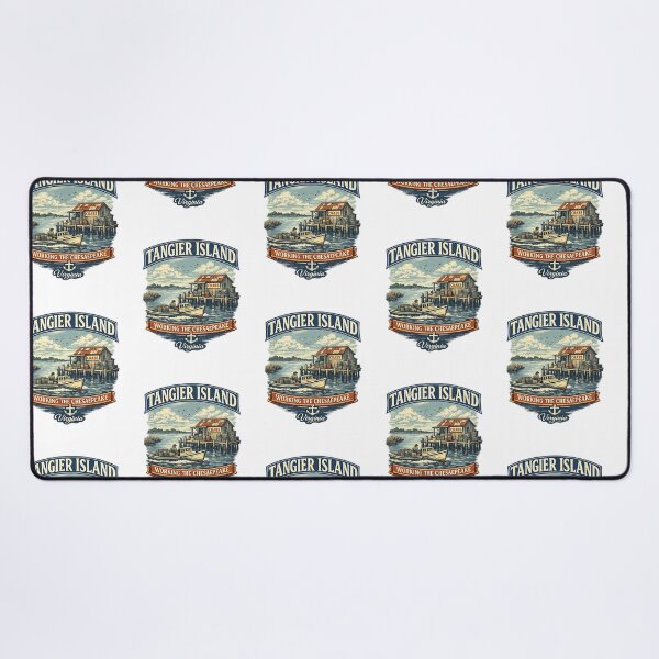 Item preview, Tangier Island Virginia Working The Chesapeake Vintage Maritime Design designed and sold by nsnindh.
