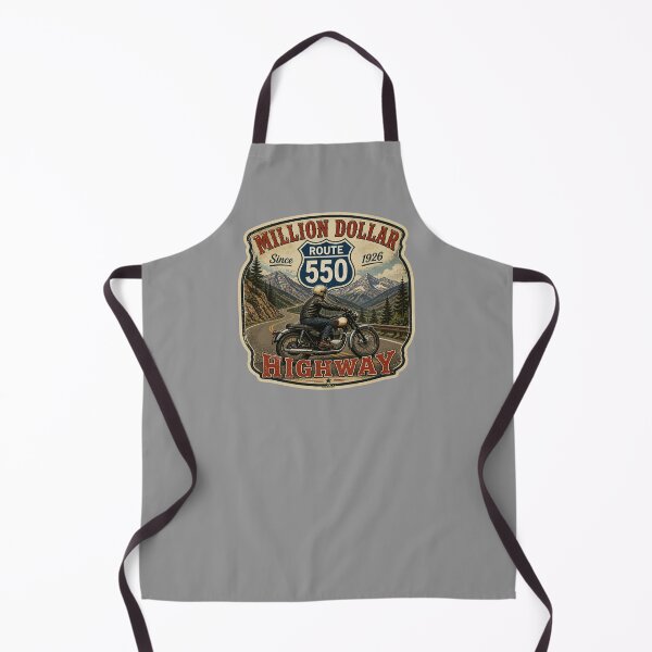 Item preview, Million Dollar Highway Colorado Route 550 Motorcycle Sticker TShirt 03 designed and sold by OuterShellUK.