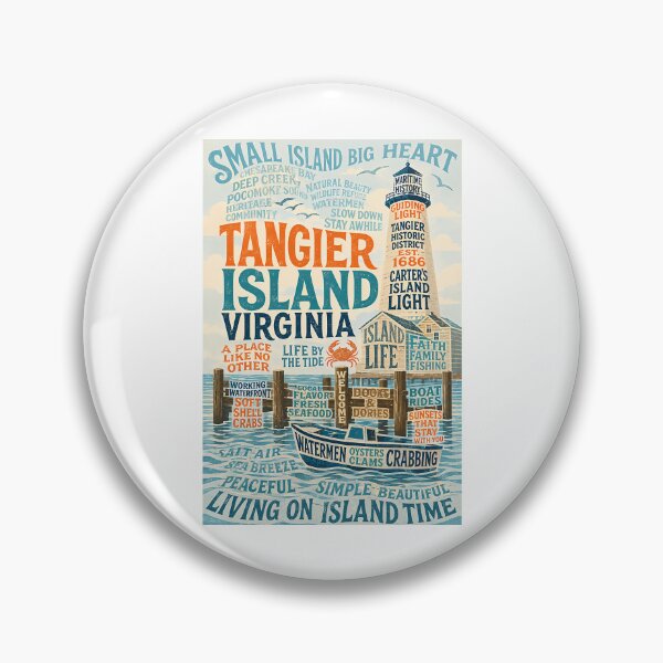 Item preview, Tangier Island Virginia Chesapeake Bay Maritime Heritage designed and sold by nsnindh.