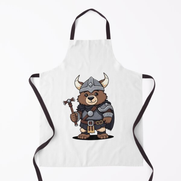 Item preview, Cute Viking Bear Warrior Fantasy Medieval Cartoon Design designed and sold by Ayymann21.