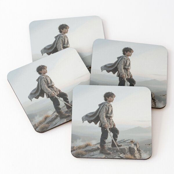 Item preview, Young Wanderer on the Mountain Summit designed and sold by MaelyDAREN.