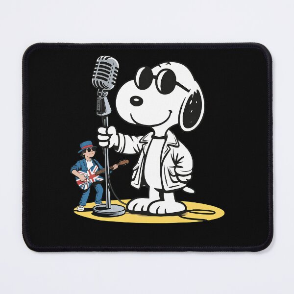 Item preview, Musician Beagle with Mic and Union Jack Player designed and sold by PaulaWo.