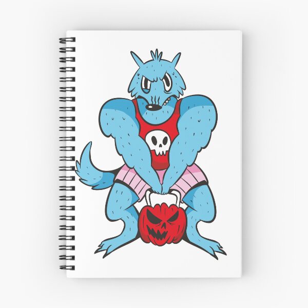 Item preview, Funny Werewolf Pumpkin Kettlebell Halloween Gym Workout designed and sold by Hilal-Studio.