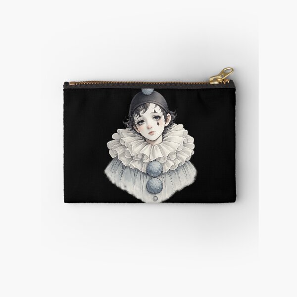 Item preview, Pierrot Sad Clown Melancholy Portrait Illustration designed and sold by DjFreeq.