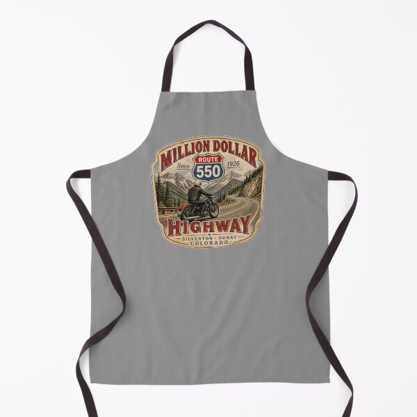 Item preview, Million Dollar Highway Colorado Route 550 Motorcycle Sticker TShirt 04 designed and sold by OuterShellUK.
