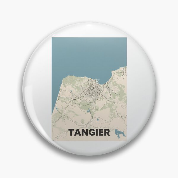 Item preview, Tangier Map designed and sold by nsnindh.