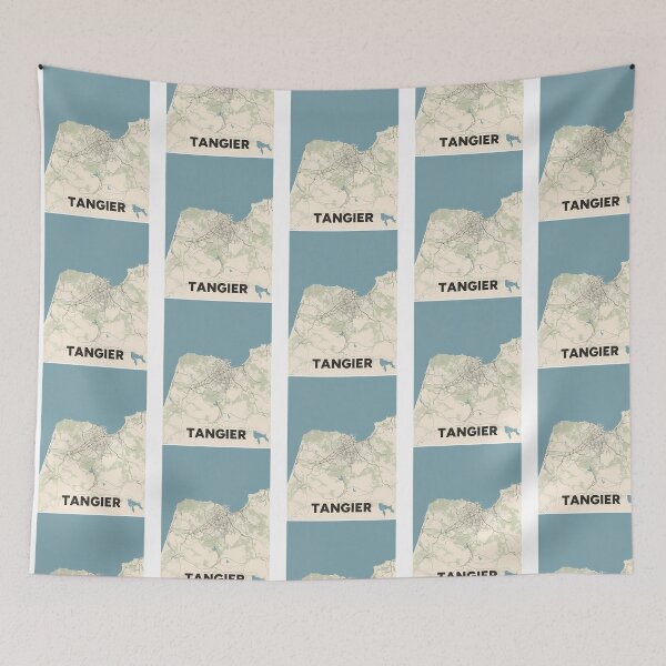 Item preview, Tangier Map designed and sold by nsnindh.