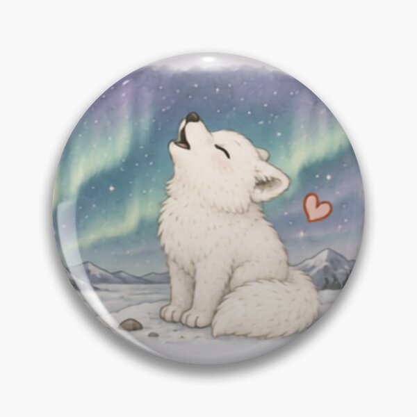 Item preview, Howl at The Stars Arctic Fox designed and sold by MellowMunchkins.
