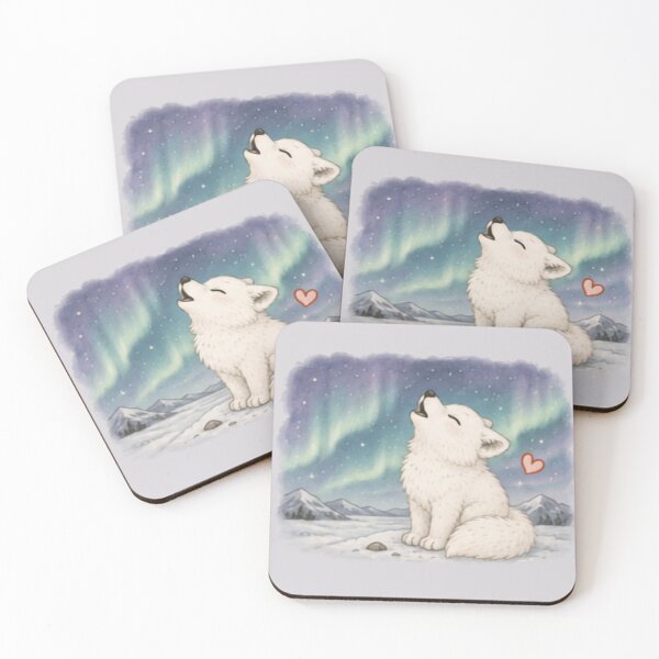 Item preview, Howl at The Stars Arctic Fox designed and sold by MellowMunchkins.