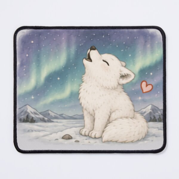 Item preview, Howl at The Stars Arctic Fox designed and sold by MellowMunchkins.
