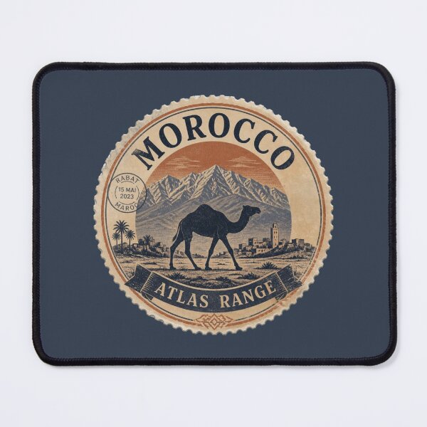 Item preview, Morocco Atlas Range Camel Travel Sticker designed and sold by The Digital Compass.