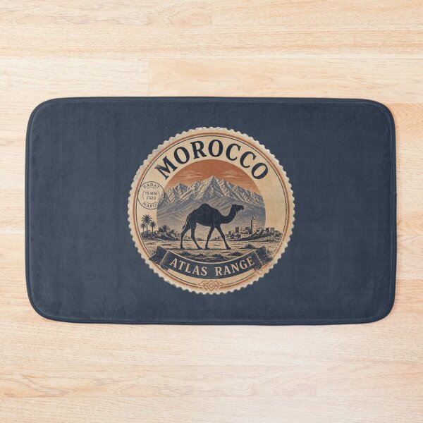 Item preview, Morocco Atlas Range Camel Travel Sticker designed and sold by The Digital Compass.
