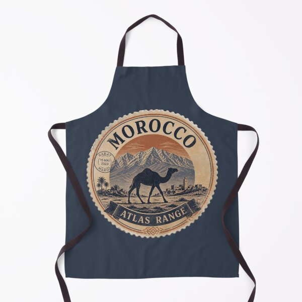Item preview, Morocco Atlas Range Camel Travel Sticker designed and sold by The Digital Compass.