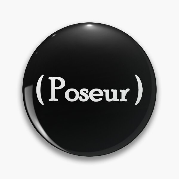 Item preview, Iconic Label - "Poseur" White Lettering designed and sold by cousinbessie.