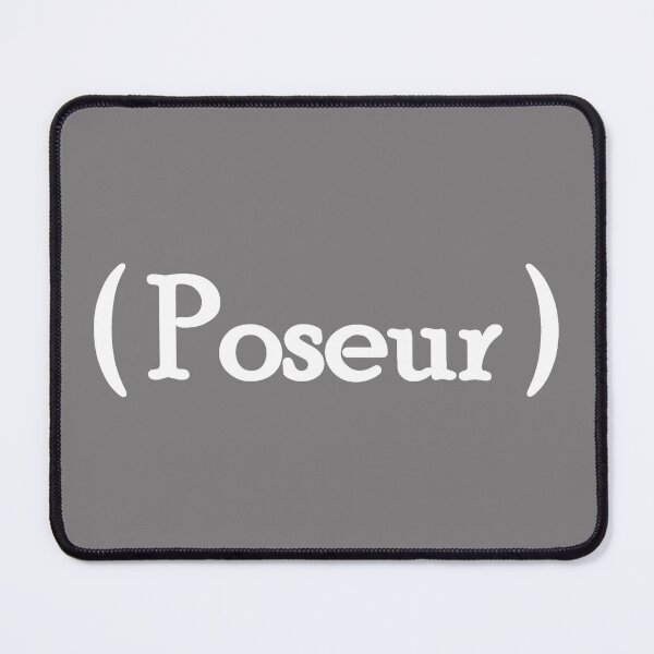 Item preview, Iconic Label - "Poseur" White Lettering designed and sold by cousinbessie.
