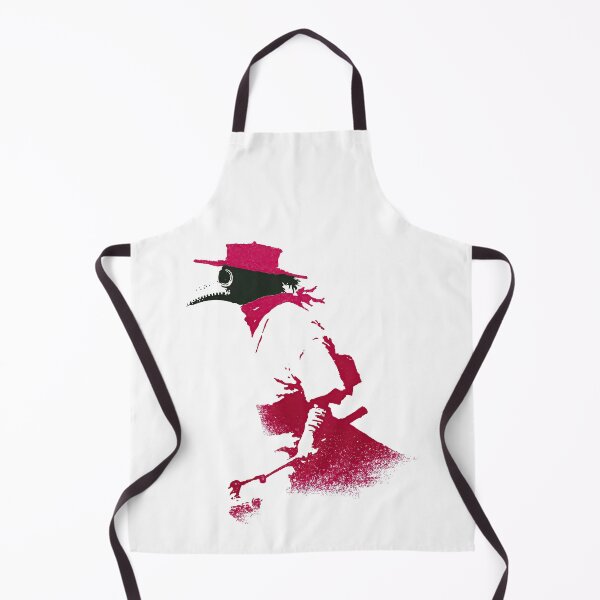 Item preview, Mysterious Plague Doctor Mask Retro Ink Stencil Design designed and sold by EdvvinStudios.