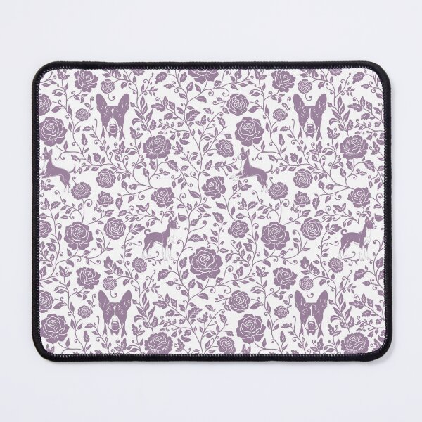 Item preview, Basenji Floral Pattern | Elegant Botanical Dog Design Lavender designed and sold by WildLakePatterns.