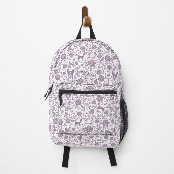 Item preview, Basenji Floral Pattern | Elegant Botanical Dog Design Lavender designed and sold by WildLakePatterns.