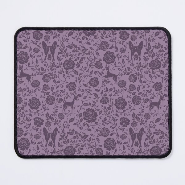 Item preview, Basenji Floral Pattern | Elegant Botanical Dog Design Purple designed and sold by WildLakePatterns.