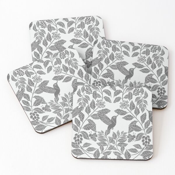 Item preview, Coffee plants, coffee garden, hummingbird and bees, coffee arabica  designed and sold by DColourMuse.