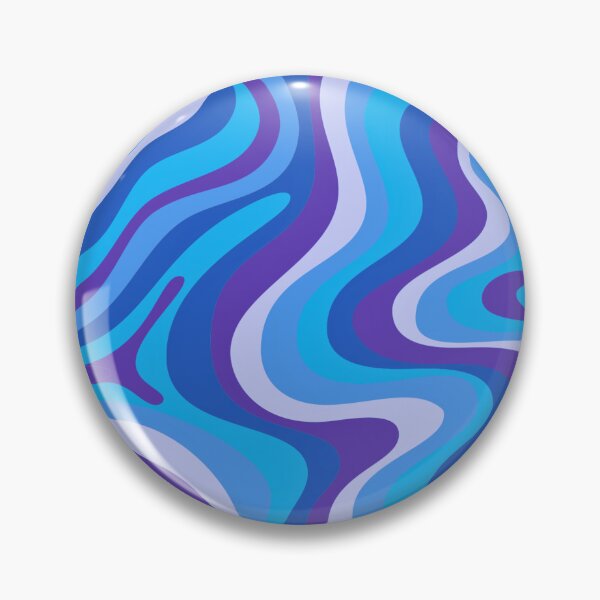 Item preview,  Liquid Swirl Retro Abstract in purple and blue tones, Light Blush, Cream, and White designed and sold by Differenceee.
