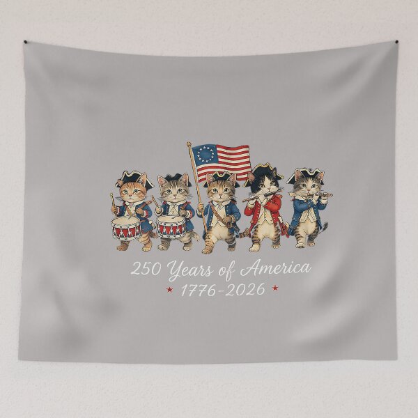 Item preview, 250 Years of America Cats Patriotic Cat Lover designed and sold by GreggRoss.