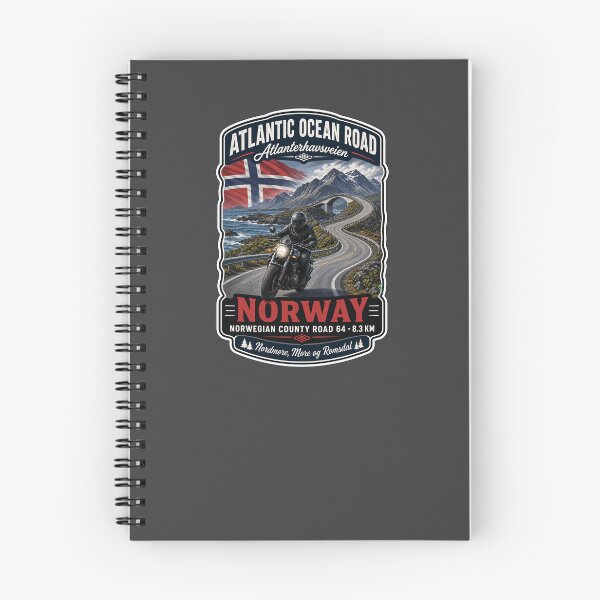 Item preview, Atlantic Ocean Road Norway Atlanterhavsvegen Sticker TShirt 13 designed and sold by OuterShellUK.