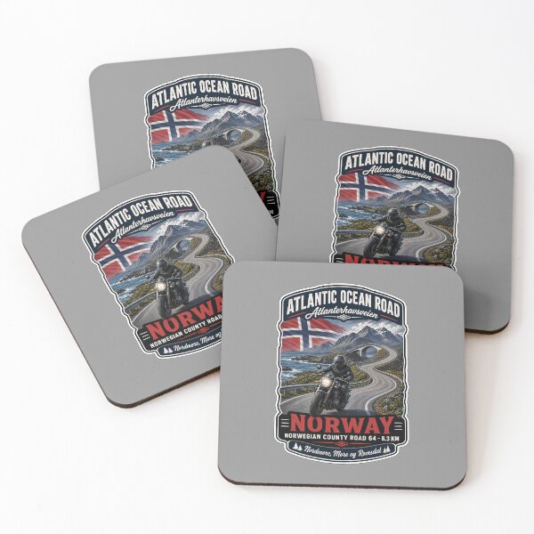 Item preview, Atlantic Ocean Road Norway Atlanterhavsvegen Sticker TShirt 13 designed and sold by OuterShellUK.