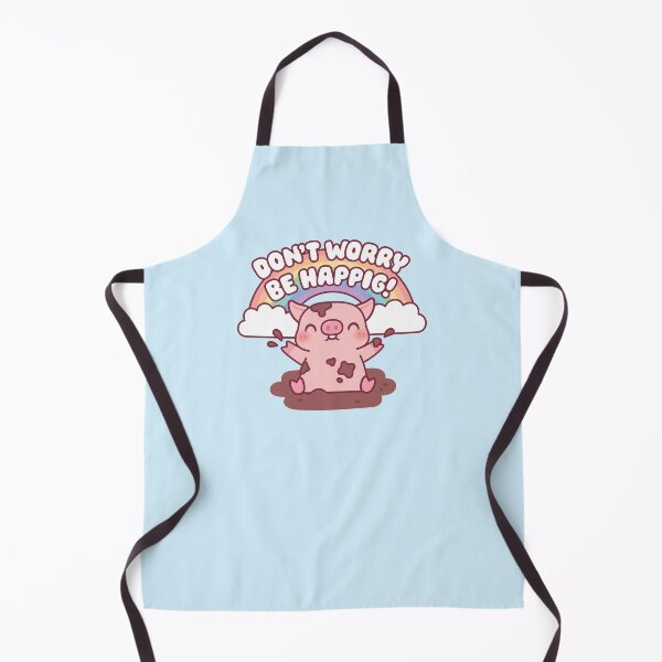 Item preview, Cute Pig Playing In Mud Don't Worry Be Happig designed and sold by rustydoodle.