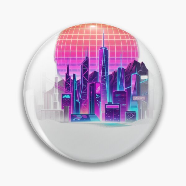 Item preview, Totally Rad Retro 80s Synthwave Sunset Aesthetic designed and sold by VixelDesign.