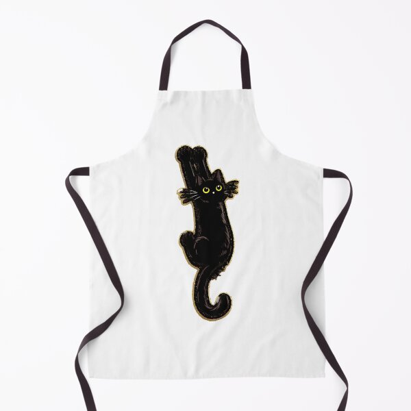 Item preview, Black Cat Hanging On - Funny Claw Scratching Kitten designed and sold by Jaideep Walia.