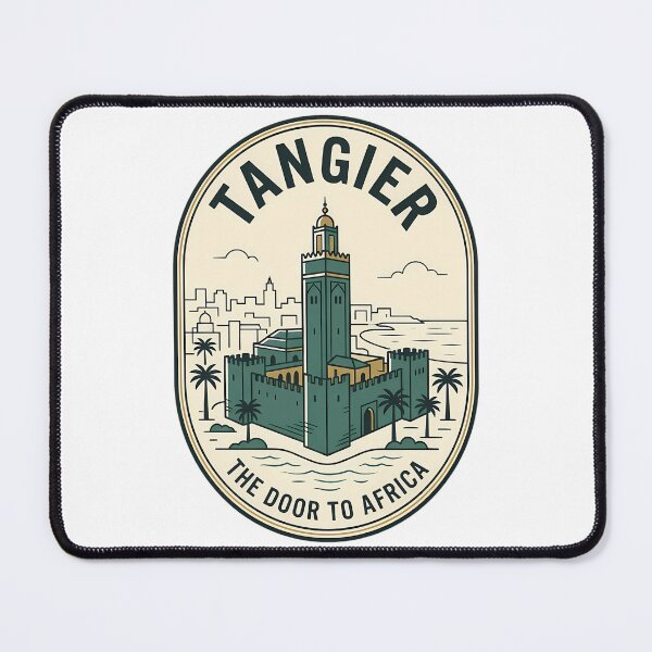Item preview, Tangier Morocco Vintage Travel Emblem Door To Africa designed and sold by nsnindh.
