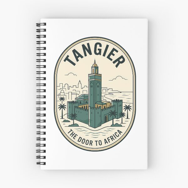 Item preview, Tangier Morocco Vintage Travel Emblem Door To Africa designed and sold by nsnindh.