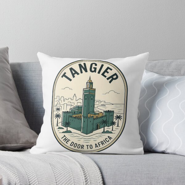 Item preview, Tangier Morocco Vintage Travel Emblem Door To Africa designed and sold by nsnindh.