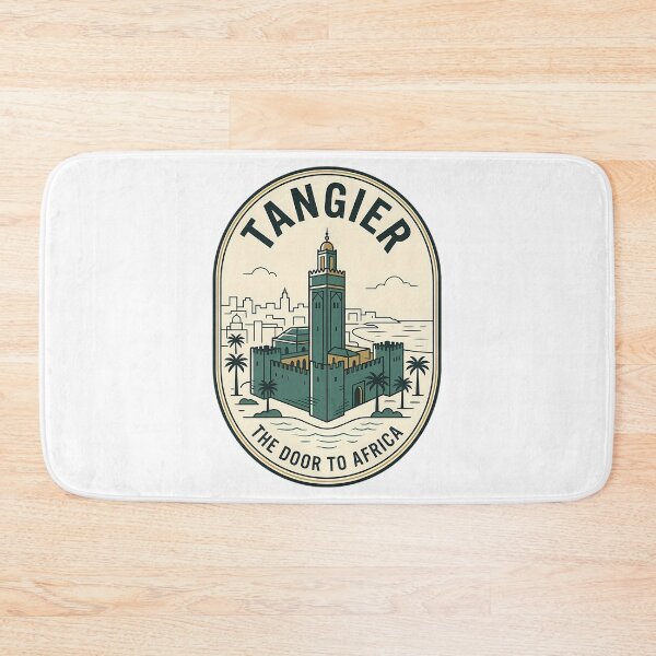 Item preview, Tangier Morocco Vintage Travel Emblem Door To Africa designed and sold by nsnindh.