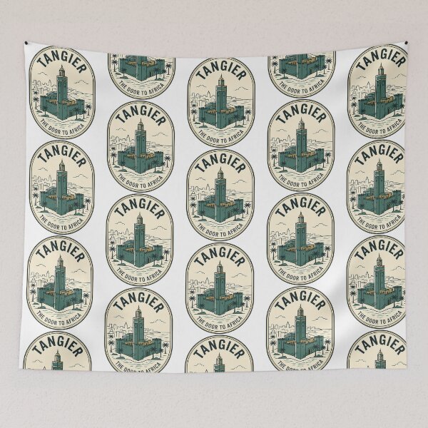 Item preview, Tangier Morocco Vintage Travel Emblem Door To Africa designed and sold by nsnindh.