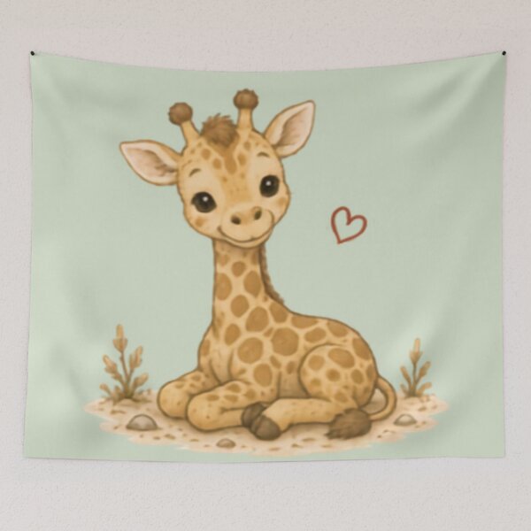 Item preview, Hello There Giraffe designed and sold by MellowMunchkins.