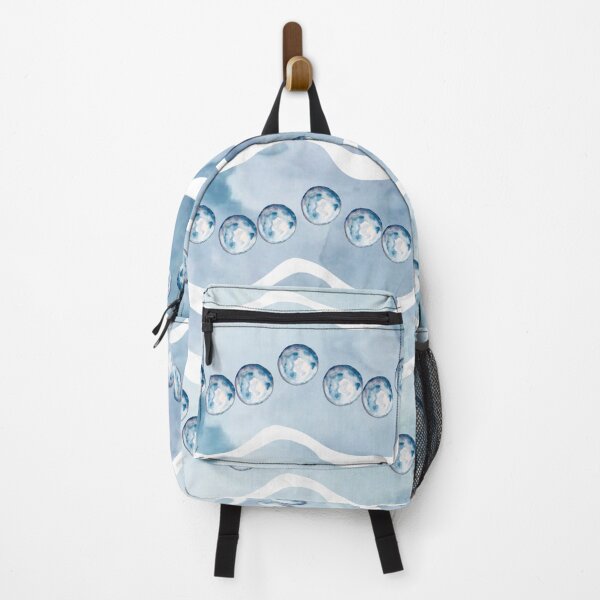 Item preview, Dusty Blue Ocean Waves & Pearl Watercolor Pattern designed and sold by Jyoti Digital Artist.