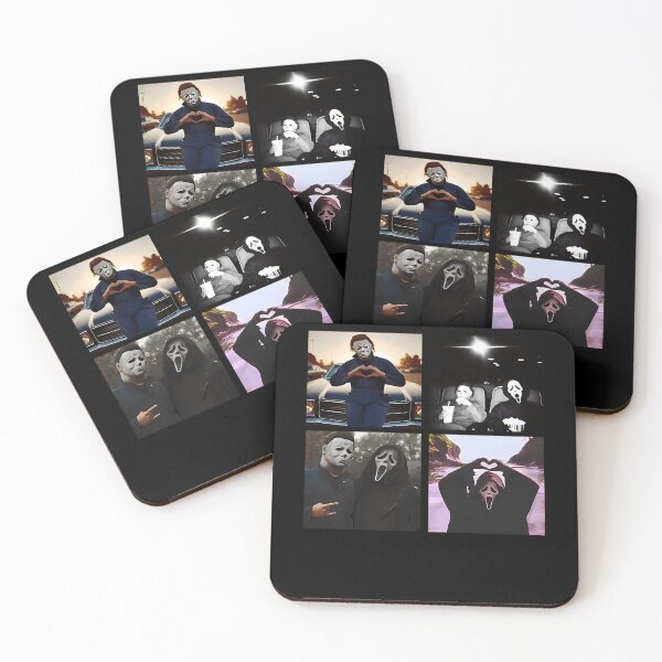 Item preview, Four Panel Collage Of Masked Figures designed and sold by E& A.